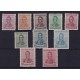 ARGENTINA 1922 GJ 549/58 ESTAMPILLAS NUEVAS CON GOMA SERIE COMPLETA DENTADO 13 U$ 46,70
